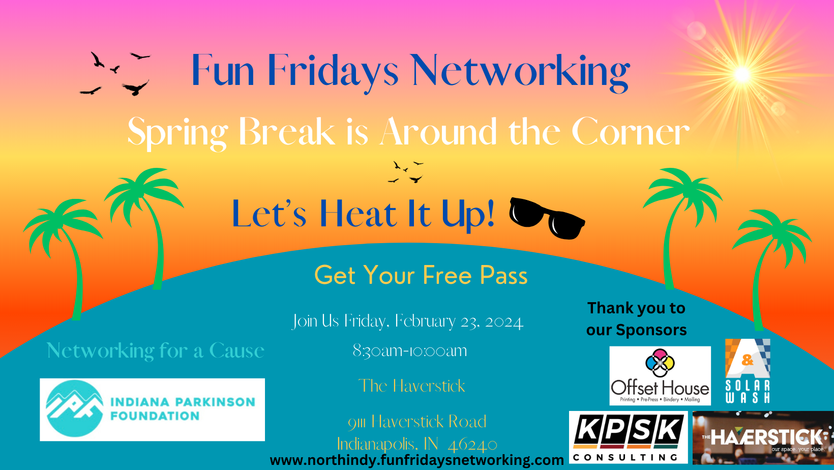 Fun Fridays Networking- Friday, February 23, 2024- RSVP NOW!