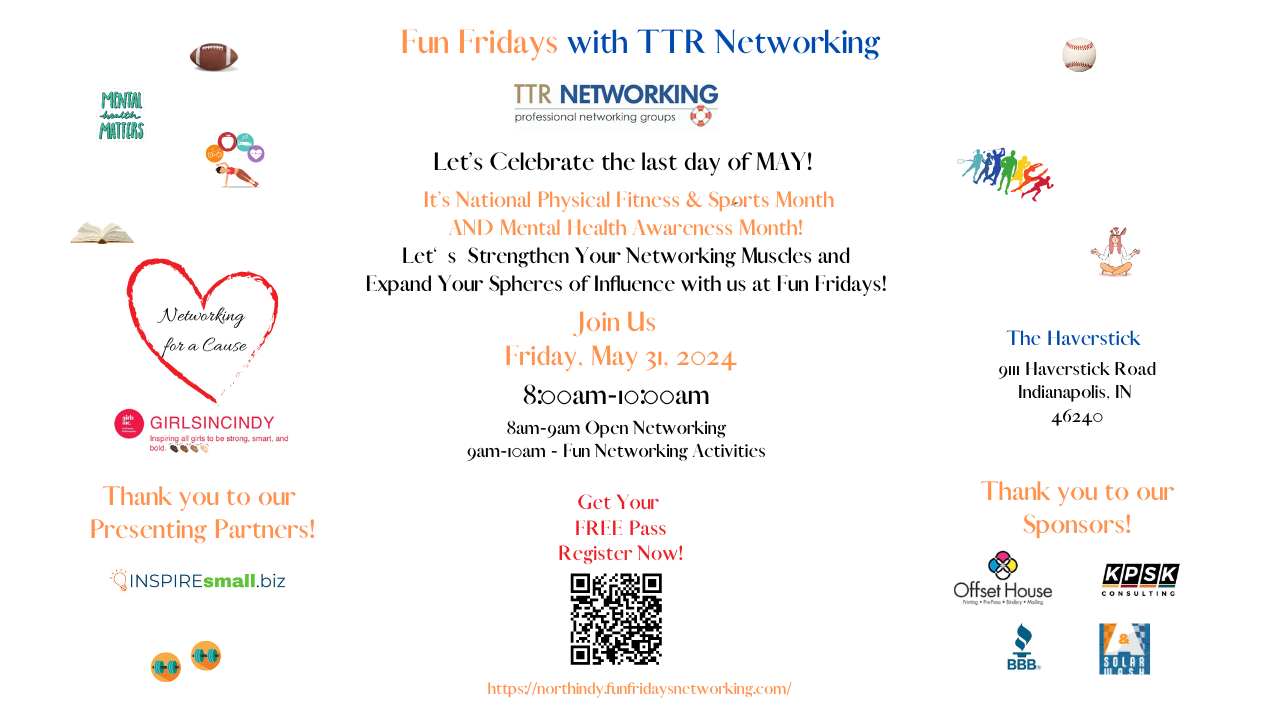 TTR's Fun Fridays- Networking For A Cause! Friday, May 31- The Haverstick!