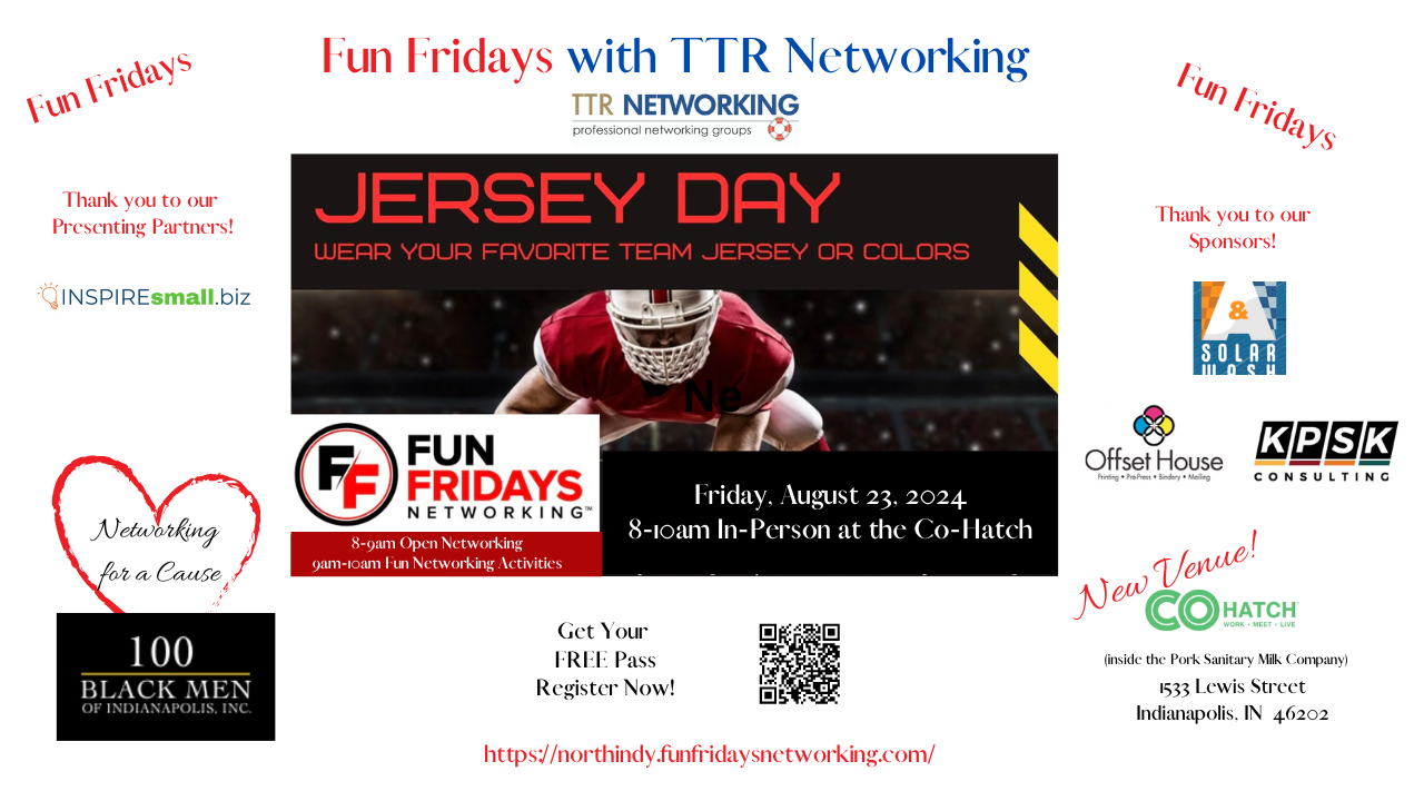 TTR's Fun Fridays- August 23, 2024,- Register Now!