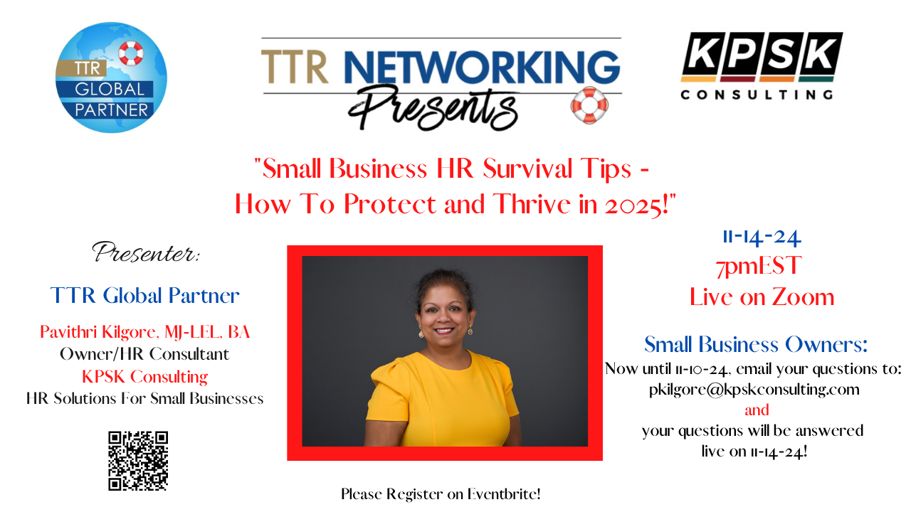 2025- How to Protect Your Small Business with Pavithri Kilgore!