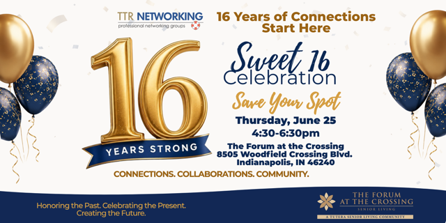 Happy Birthday 16th Birthday, TTR Networking- YOU ARE INVITED TO JOIN US!